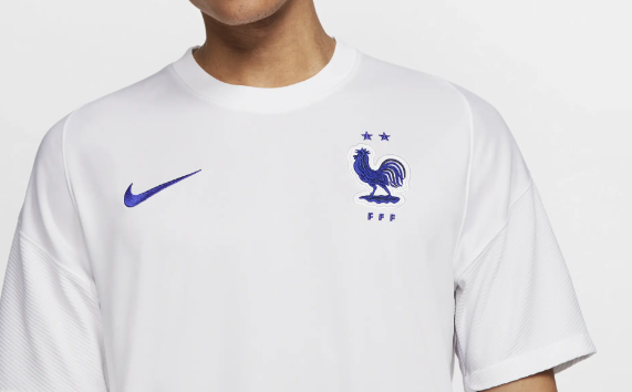 Nike Koszulka Męska - Biała - T-shirt - Breathe Francja Stadium 2020 - CD0699100 - Rozmiar L