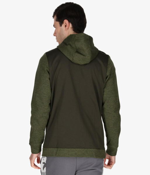 Nike Bluza Męska - Z Kapturem - Rozpinana - Treningowa - Zielona - Rozmiar XXL - Therma Dri-FIT - CU6231-356