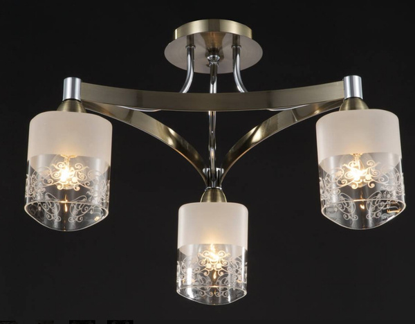 Żyrandol Maytoni Tasmania Brąz Chrom RC003-CL-03-R