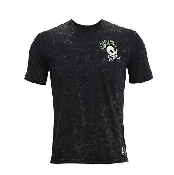 Czarna Męska Koszulka Under Armour Run Flying 1361481001 L