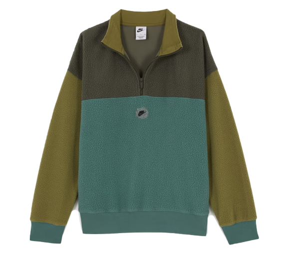 Bluza Nike Damska bez Kaptura - Multikolor - Rozmiar M - Zamek 1/4 - DZ4612-361