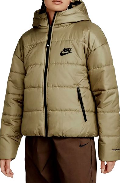 Nike Kurtka Damska - Kaptur - Wodoodporna - Zielona - Rozmiar M - Sport Therma-Fit - DX1797-351