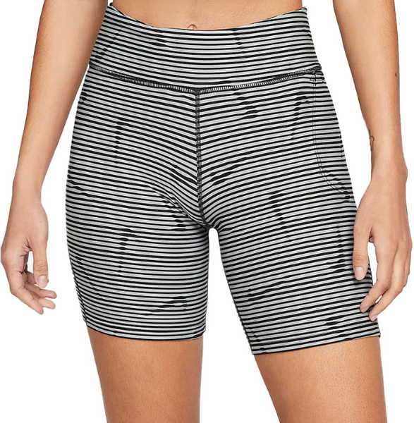 Czarno-Szare Damskie Kolarki Nike Dri-FIT DM7482010 S