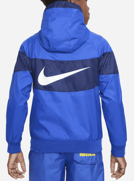 Chłopięca Kurtka Nike PSG DN3189-417 XS (122-128 cm) Niebieska