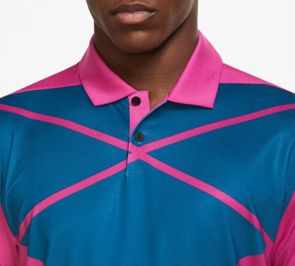 Multikolor Męska Koszulka Polo Nike Vapor Argyle DH0609-621 S