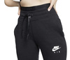 Nike Spodnie Dresowe Damskie - Joggery - Czarne - Rozmiar XS - Sportswear Air - Podwójny Pas - CN7087-010