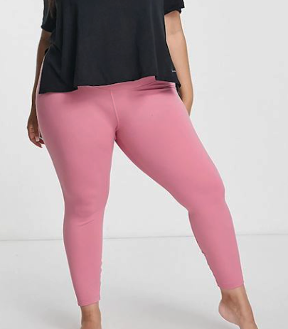 Różowe Damskie Legginsy Nike Yoga Plus 7/8 DN5596667 1X
