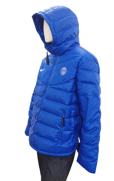 Nike Kurtka Damska - Paris Saint-Germain PSG - Puchowa - Kaptur - Niebieska - Rozmiar XS - DR8973-418