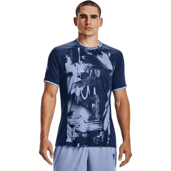 Granatowa Męska Koszulka Under Armour Challenger III HeatGear 1343916498 L