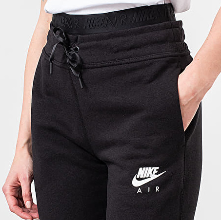 Nike Spodnie Dresowe Damskie - Joggery - Czarne - Rozmiar XS - Sportswear Air - Podwójny Pas - CN7087-010