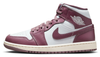 Fioletowe Buty Nike Air Jordan 1 Mid Sky Mauve BQ6472-050 43 Damskie