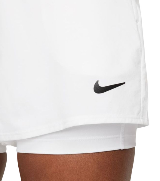 Nike Spodenki Damskie - Tenisowe - Białe - Wbudowane Szorty - Rozmiar S - Victory Shorts - DH9557-100