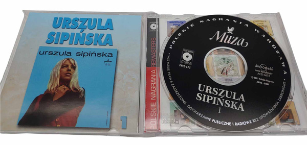 URSZULA  SIPIŃSKA  URSZULA SIPIŃSKA 1 MUZA cd