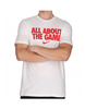 Nike - Koszulka Męska NBA - All About The Game - T-shirt Biały - DV1218-100 - Rozmiar S