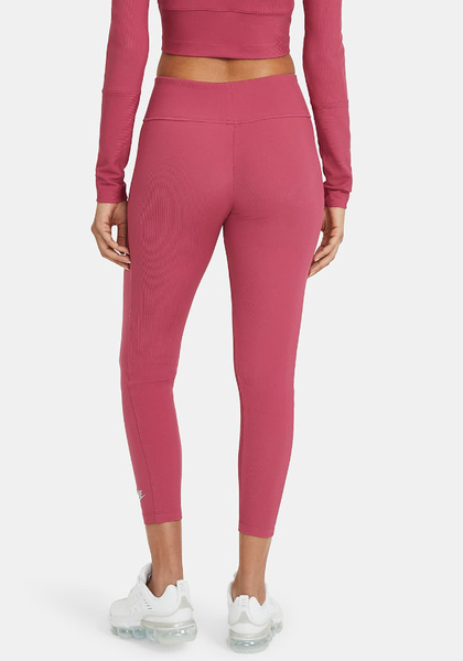 Czerwone Legginsy Damskie Nike S DD3714-633 Sportswear 7/8