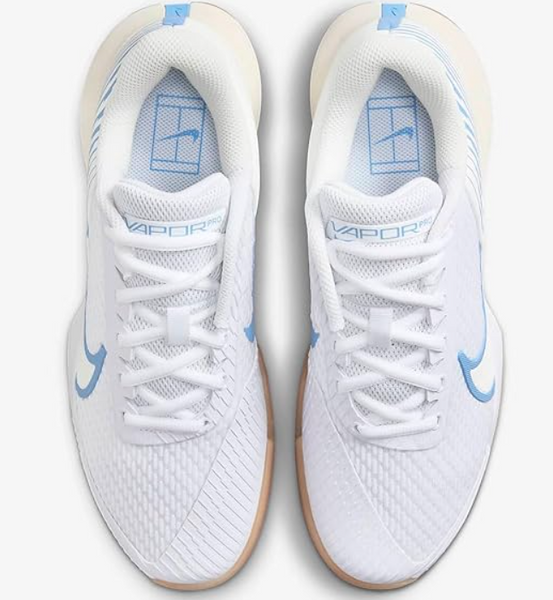 Białe Buty Tenisowe Damskie Nike Zoom Vapor Pro 2 HC DR6192-106 44