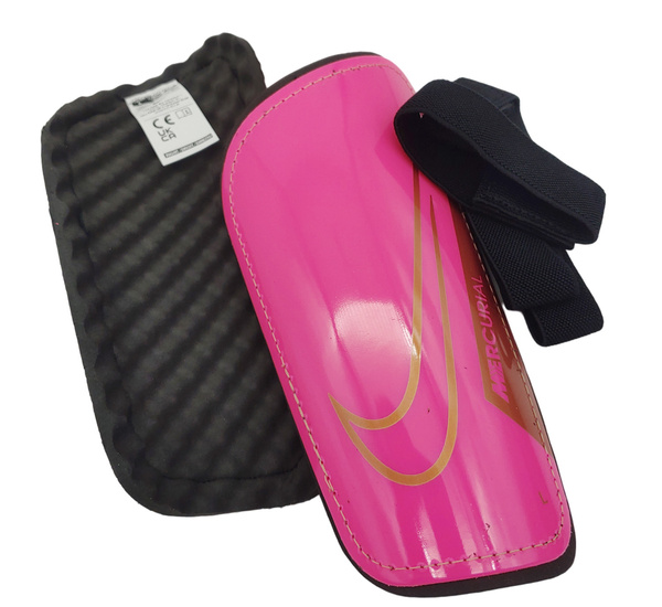 Różowe Ochraniacze Piłkarskie Nike Mercurial Hard Shell L 170-180 cm
