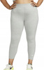 Nike Legginsy Damskie - Szare - NSW Essential 7/8 - DM9284-063 - Plus Size - Rozmiar 3X (58-60)