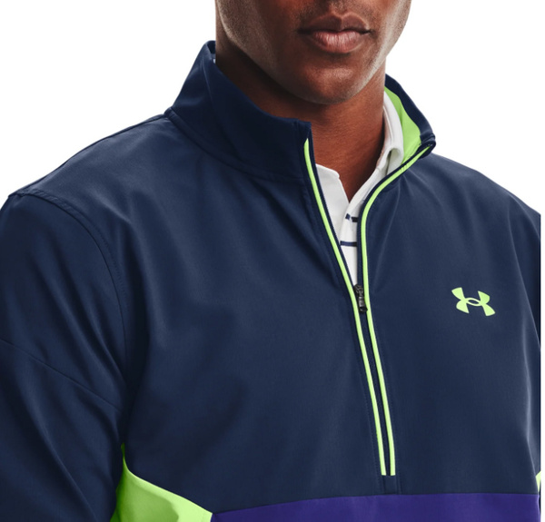 Niebieska Kurtka Męska Under Armour Loose Golf 1361863415 L
