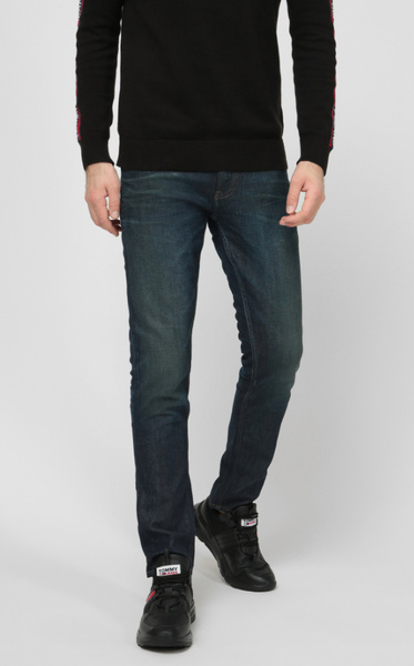 Granatowe Jeansy Męskie Tommy Jeans Scanton Slim DM0DM09298 30/34