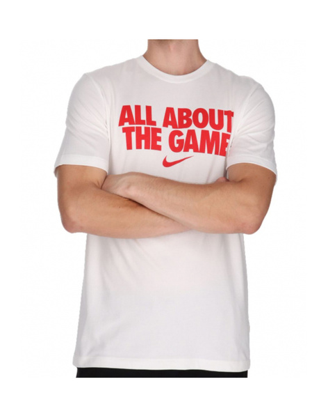 Koszulka Męska Nike Tee NBA All About The Game DV1218-100 Biała M
