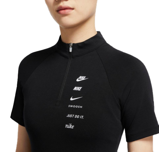 Czarna sukienka damska Nike CU5674-011 XS Sportswear Swoosh