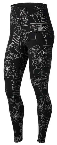 Czarne Legginsy Damskie Nike XS CU6861-010 Sportswear Icon Clash