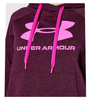 Under Armour Damska Bluza 1362915501 1X Fioletowa Rival Fleece Z Kapturem