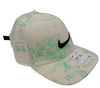 Jasnożółta Czapka Nike AeroBill Golf DN1950113 z Czarnym Logo