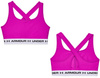 Różowy Biustonosz Sportowy Under Armour SM Crossback Compression