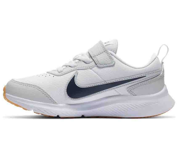 Białe Z Czarnym Logo Buty Nike Varsity PSV CN9393-100 35 Junior