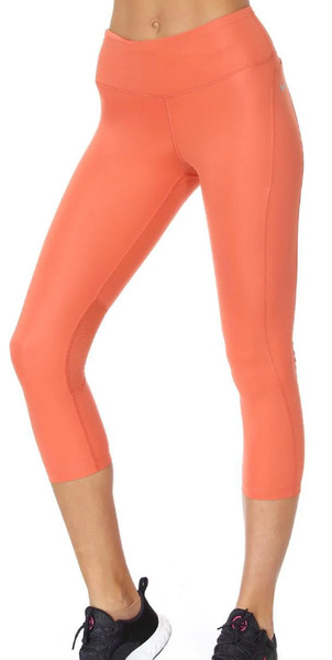 Nike Legginsy Damskie CZ9238-827 Pomarańczowe M Dri-FIT