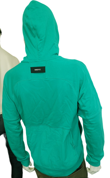 Nike Bluza Męska - Piłkarska - Z Kapturem - Nierozpinana - Zielona - Rozmiar M - F.C. Nike Fleece Hoodie Sportswear - DC9024-370 