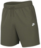 Spodenki Męskie Nike Club Fleece French Terry S Zielone DQ4595-222