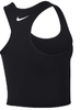 Czarny Top Damski Nike Pro Just Do It AH7107-010 Tight Fit XL