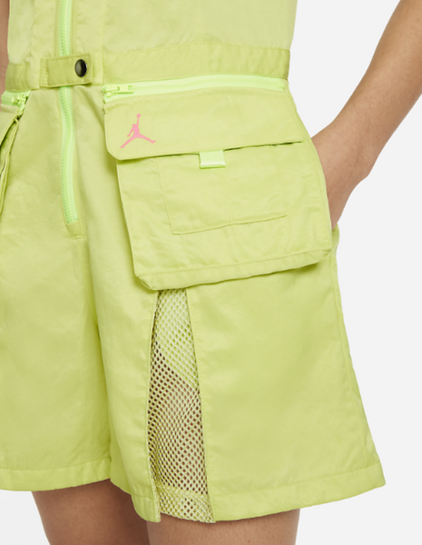 Nike Kombinezon Damski - Sportowy - Letni - Zielony - Rozmiar S - Jordan Heatwave - DC2124-352