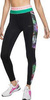 Czarne Legginsy Damskie Nike XS CU5032010 Dri-FIT Icnclsh PRO PRT