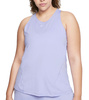 Koszulka Damska Nike - Fioletowy Top - Pro Allover - AV9725-569 - Plus Size - Rozmiar 2X