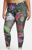 Nike Legginsy Damskie CZ3244-635 Kwiatowe 1X Dri-FIT