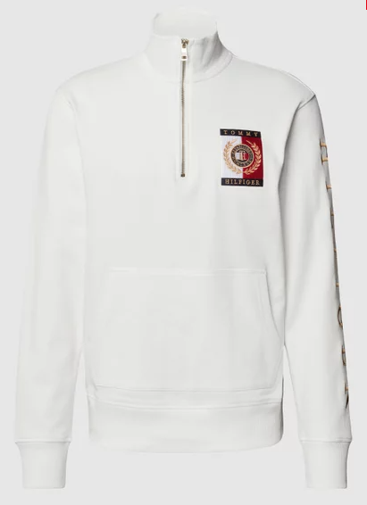 Biała Bluza Tommy Hilfiger MW0MW24344 M Męska