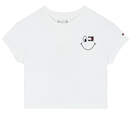 BLUZKA  KRÓTKI RĘKAW TOMMY HILFIGER KG0KG06340 r152