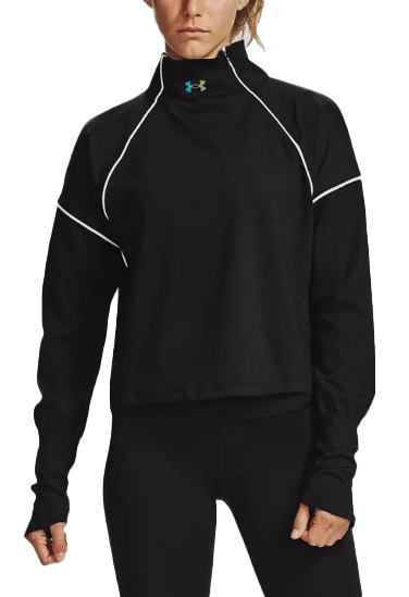 Czarna Bluza Damska Under Armour SM Zamek 1/2 ColdGear - 1356358001