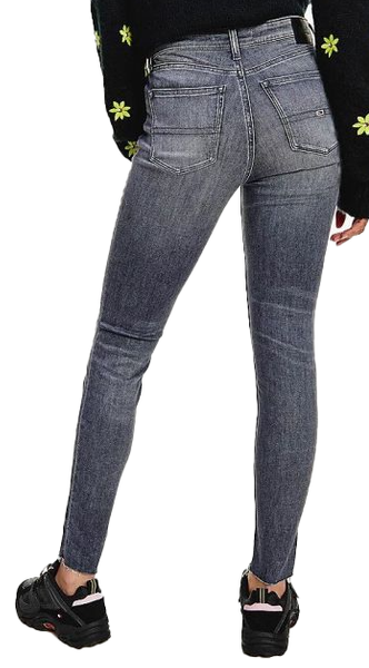 Szare Jeansy Damskie Tommy Jeans DW0DW10742 27/32 Nora Skinny