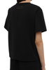 Calvin Klein T -shirt Damski - Koszulka Czarna - Heavy Weight Tee - K20K203539 BEH - Rozmiar L