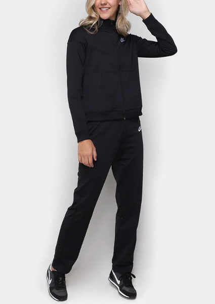 Czarny Dres Damski Nike BV4958011 L Rozpinany