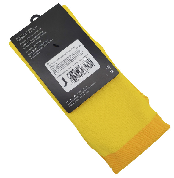 Żółte Getry Piłkarskie Nike CV1956-719 MatchFit S 34-38 