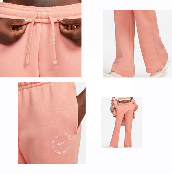 Nike Be Kind Dzwony Pomarańczowe Damskie S DR7847-824