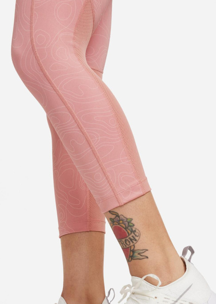 Pomarańczowe Damskie Legginsy Nike Epic Fast 3/4 XXS DA1250-685