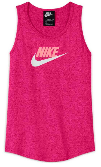 Tank Top Dziewczęcy Nike NSW Jersey Czerwony DA1386-615 XL