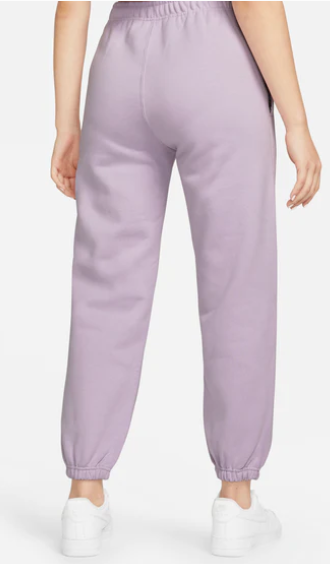 Nike Spodnie Dresowe Damskie - Fioletowe - Rozmiar XL - Fleece Pant Loose Fit - CW5565-530
